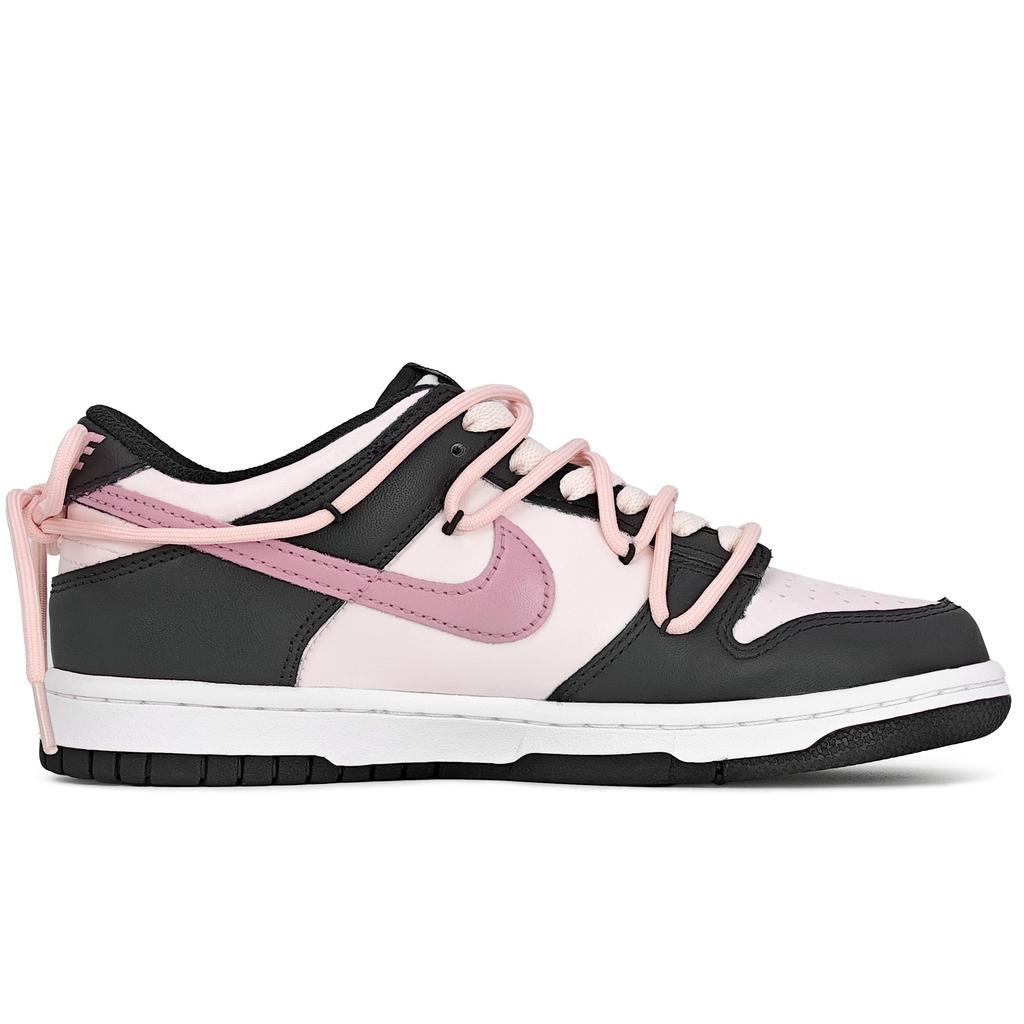 Nike Dunk Berry Bear Abrasion Resistant Low Top Skateboard Shoes Women's Black Pink DD1503-101(Team318-SBOX)