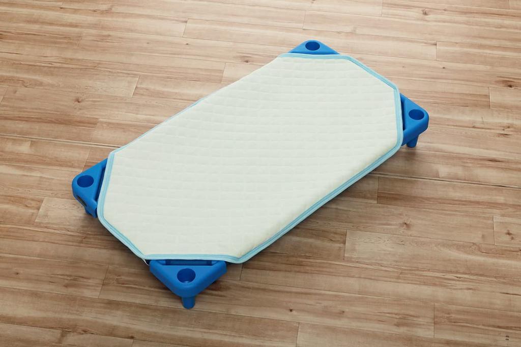 IKEHIKO Cot Mattress 58 X Washable Towel Baby/Children's/Junior Kids' Pad, Approx. 101cm, Blue, Cotton, Fabric, Gentle, #1592139