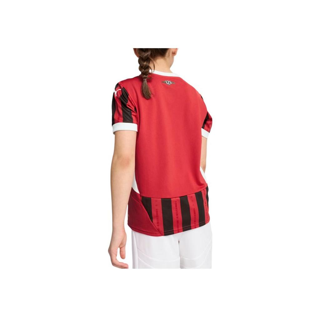 Puma AC Milan Series SS24 Comfortable Fashion Round Neck Short Sleeve Football Jersey Kids Tops Red 774984-01