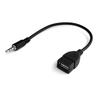 USB Female To 3.5mm Male Car AUX Audio Converter/Recording Cable/IPOD Data Cable