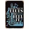 Vintage Metal Poster Blues Jazz Music Wall Decor Retro Bar Sign