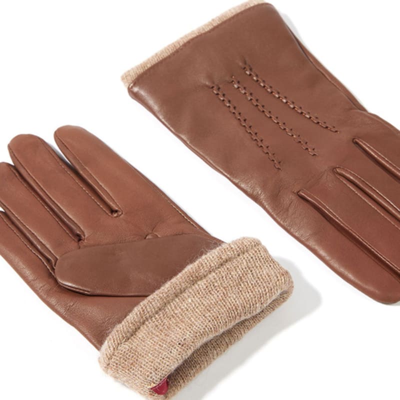 DENTS Lorraine Women's Leather Gloves - Chestnut