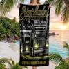 Truck Driver Fashion Beach Towel: Ideal for Summer Adventures Soft, absorbent and quick drying suitable for swimming and bathing