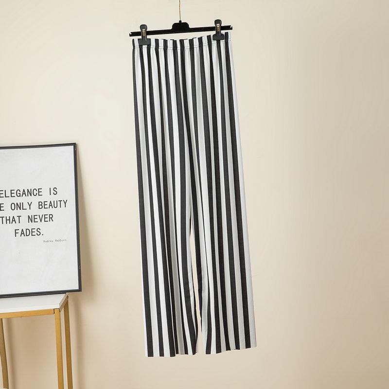 

2023 Женские летние вискозные брюки больших размеров длиной 9/10, повседневные, с широкими штанинами XL