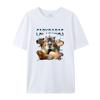 Fun Hamster Printed Men's T-Shirt Summer Vintage Kawaii Men's Women's Surfing Beach T-Shirt Unisex Breathable Casual Top