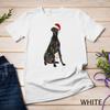 Great Dane Christmas Lights Xmas Dog Lover Santa Hat Unisex T-shirt