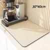 Super Absorbent Impermeable Kitchen Drainage Mat Heat Insulation Non Slip Dish Drying Pad For Tableware