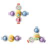 3Pcs/Set Rotating Rattle Suction Cup Spinner Toys Cartoon Animal Spinner  Children Gift