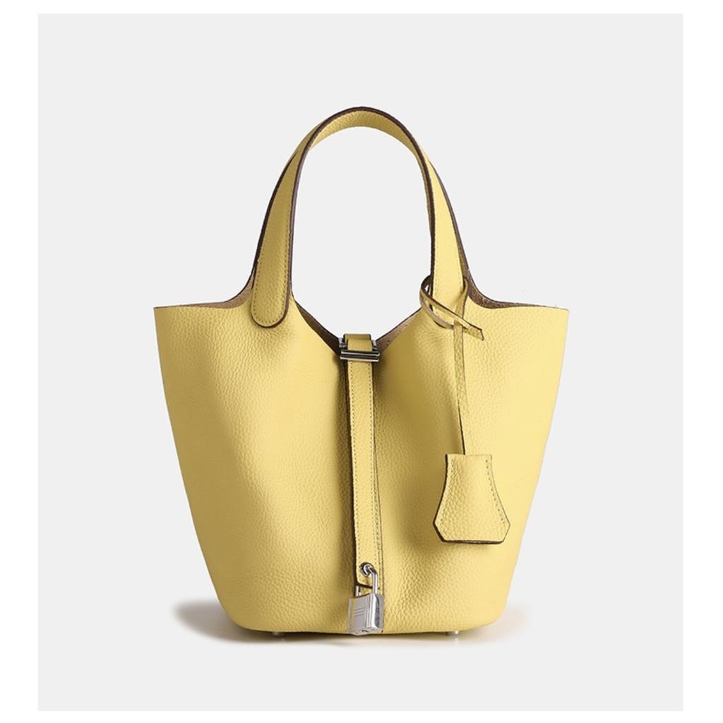 Leder Damenhandtaschen, hochwertige Gemüsekorbtaschen 2025 neue erste Schicht Rindsleder tragbare Beuteltaschen, Pendler Damenhandtaschen mit großem Fassungsvermögen