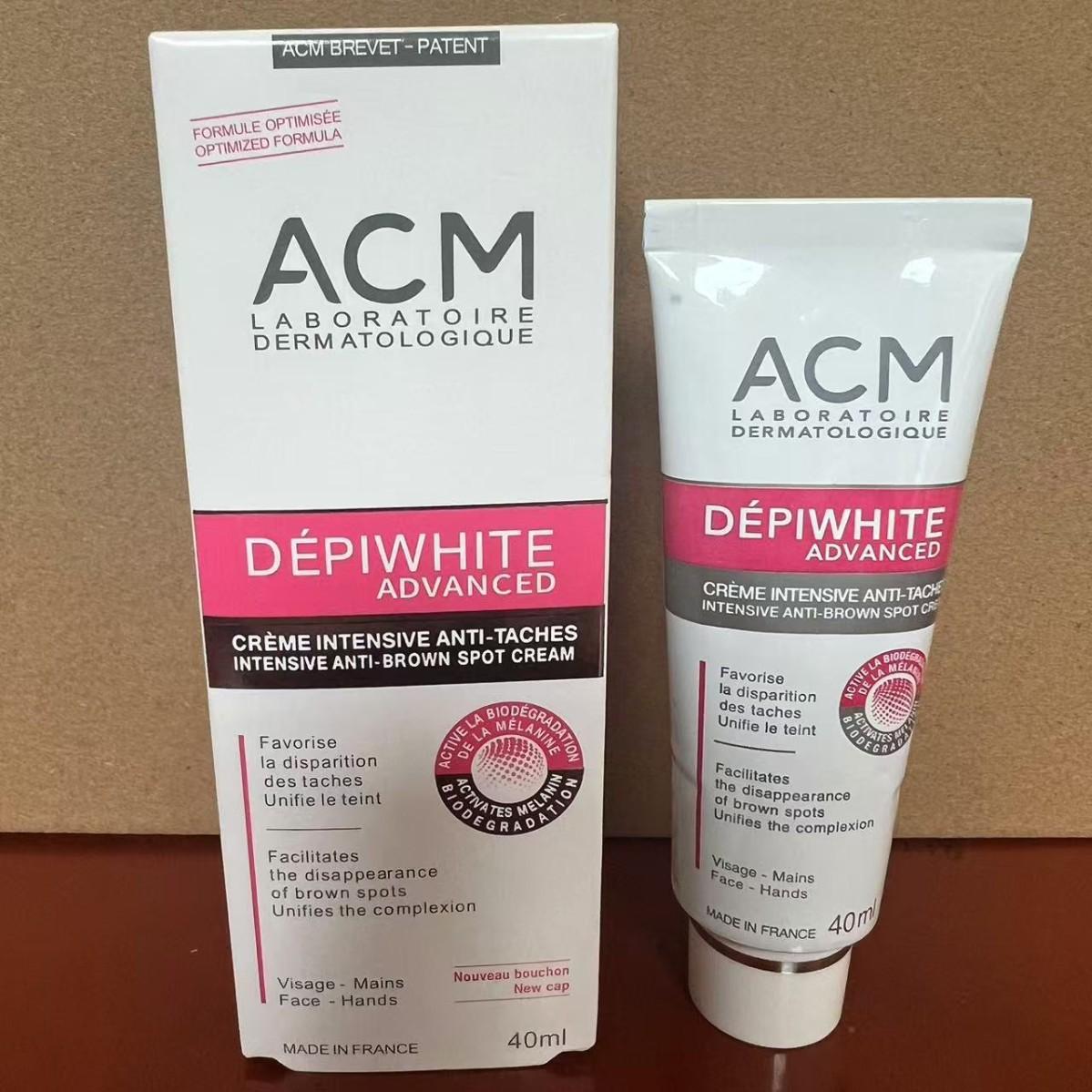 ACM Laboratoire Dermatologique Dépiwhite Advanced Intensive Anti-Brown Spot Cream 40ml Dermatological Formula for Face and Hands One Size