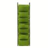 M-Modern-New 7 Pockets Vertical Grow Bag Felt Wall Mount Flower Vegetable Planting Container Outdoor Indoor Garden Planter