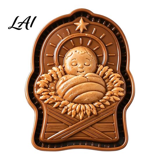 Mini Macchine per Torte Stampo di Natale Fede Festiva Ispirato Pressa per Impasto e Stampini per Biscotti Pasticceria Taglierino Timbro Religioso per Cottura Stagionale Dolci Festivi