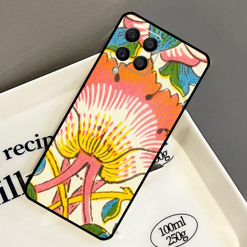 William Morris Lodden Case For Samsung Galaxy M15 M55 M12 M13 M14 M54 M23 M16 M11 M21 M31 M20 M34 M52 M32 M36 M56