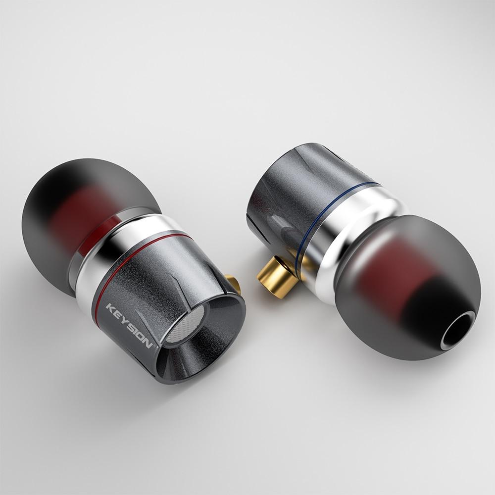 

KEYSION MMCX DIY Earphones 9mm Titanium Plated Dynamic Earbud Sleep Game Sport HD HiFi Headphones Bass Headset темно серый