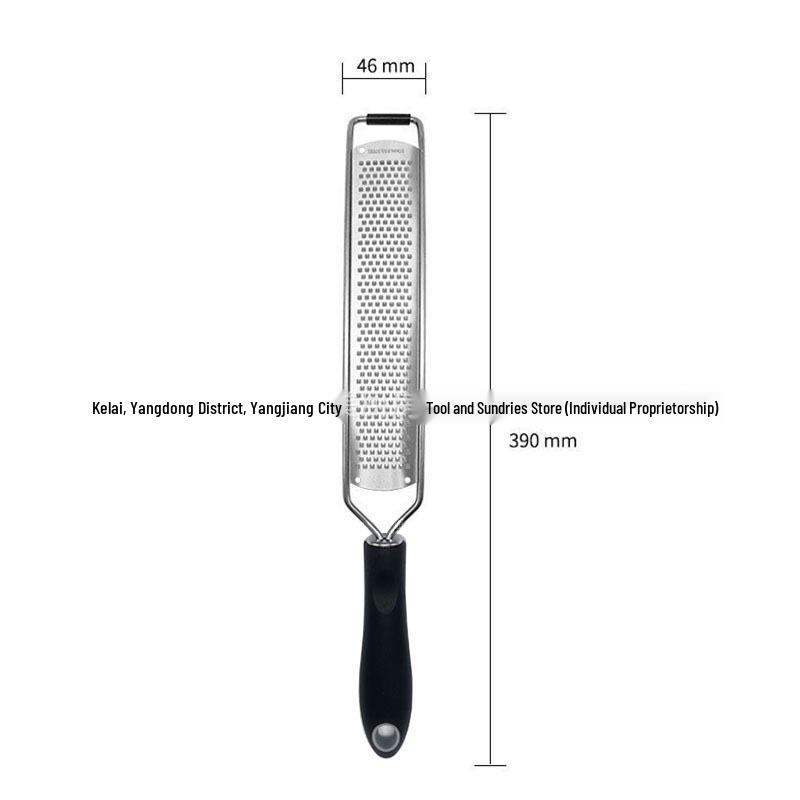 Stainless Steel Kitchen Shredder and Grater: Vegetable Slicer, Cheese Grater, and Lemon Zester