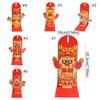 Traditional New Year Lucky Money Bag 3D Folding Good Luck Red Pocket  Celebration Party