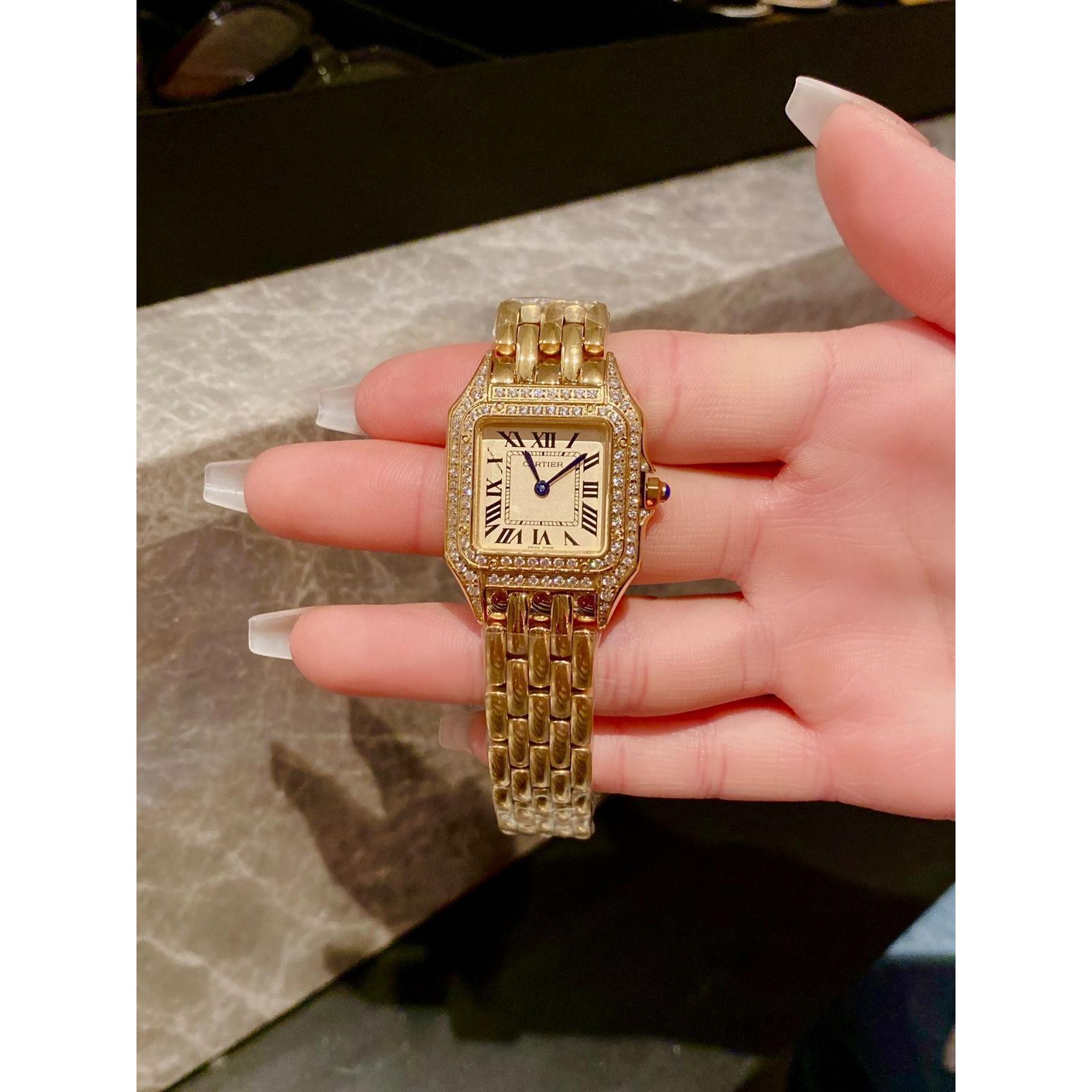 Used Purchases are welcome Panthre de Cartier MINI WJPN0020 automatic windingToday only special priceNew and unused--WTO import 4