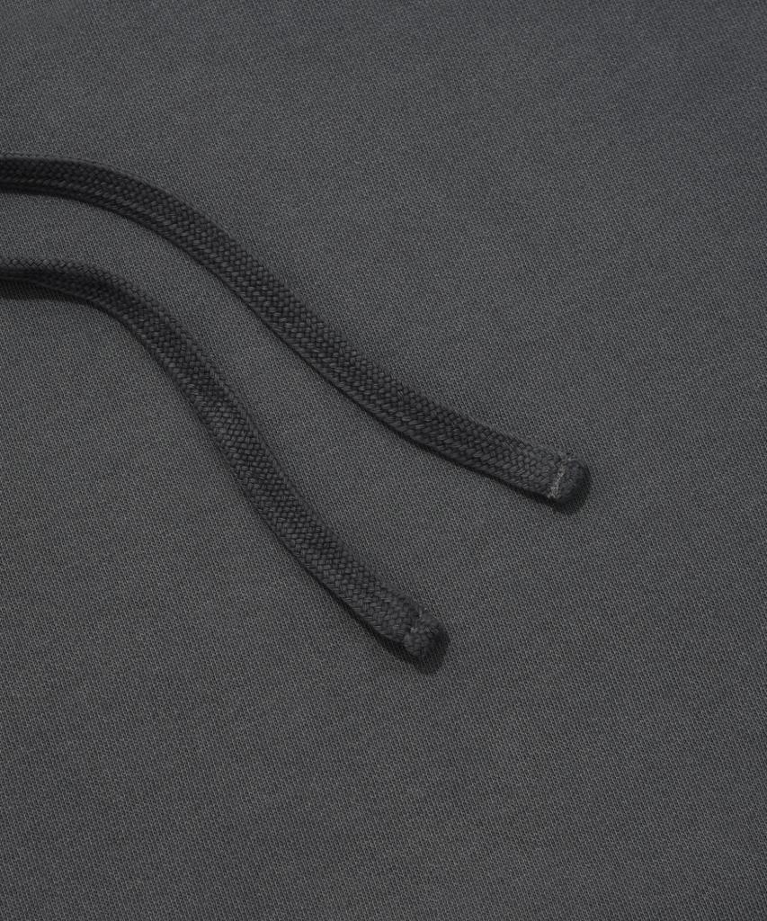 Sp Garment Dying League Hood-Charcoal