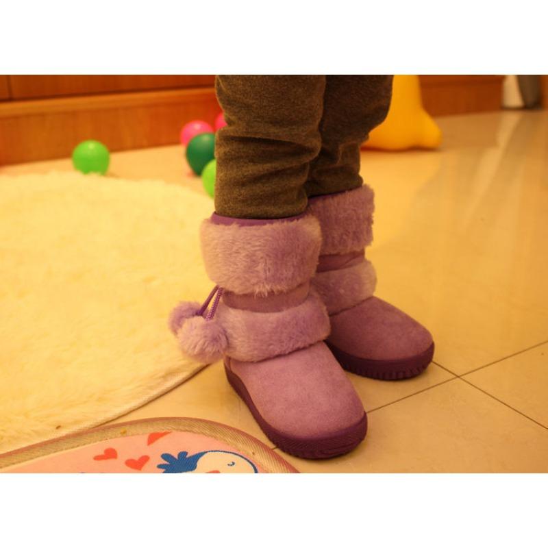 Детские зимние сапоги утолщенные и бархатные — фото 10