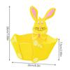 Metal Felt Bunny Basket Cut Easter Storage Case Home Decor Ornaments Rabbit Candy Box  Chocolate