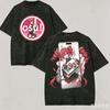 T-shirt Lavata Kasane Teto Amante Anime Harajuku Nuovo Modello Unisex Oversize Vintage Larga Streetwear Corta Alta Qualità Coppie