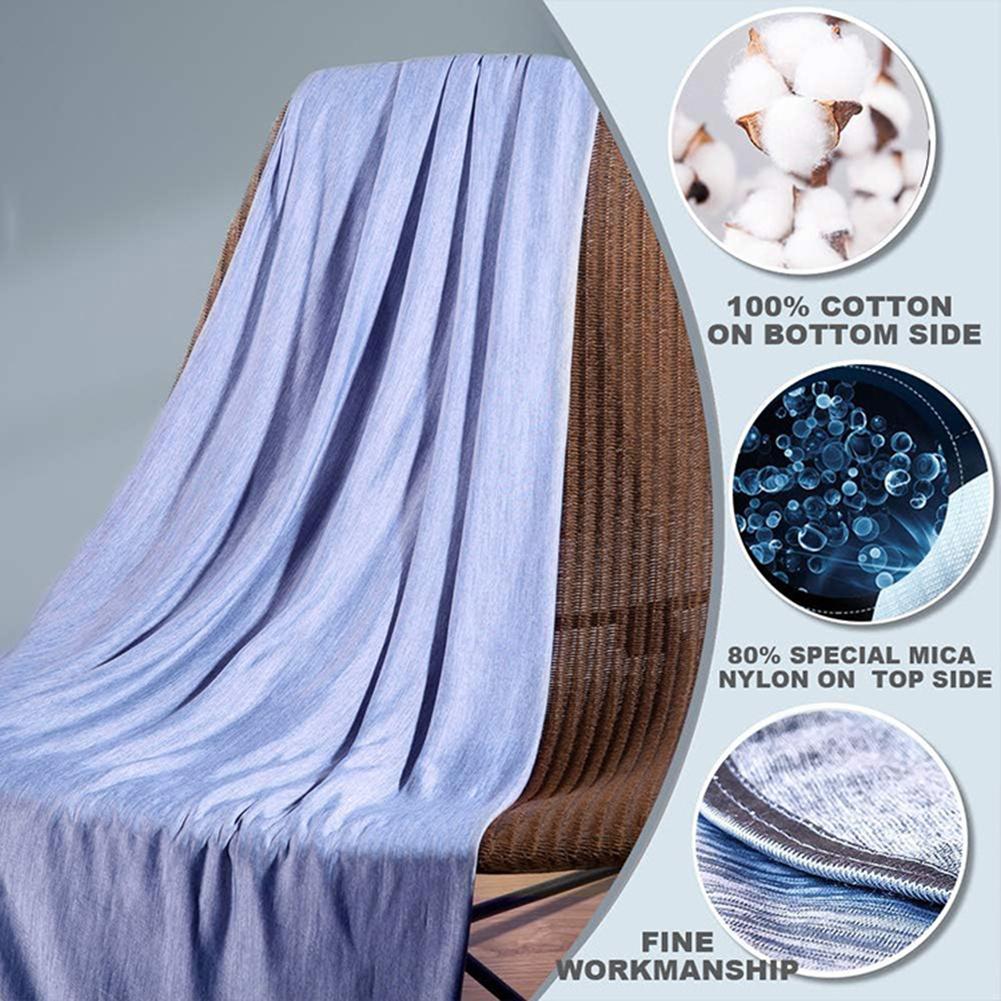 Summer Cooling Blanket Super Soft Cool Cotton Blanket For Night For Office