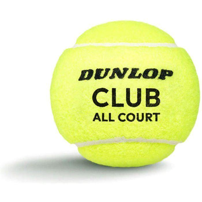 Dunlop Balle de Tennis Club All Court – Idéal pour Débutants