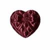 Silk Texture Heart-shaped Jewelry Box Small Size Storage Tray  Vanity Table