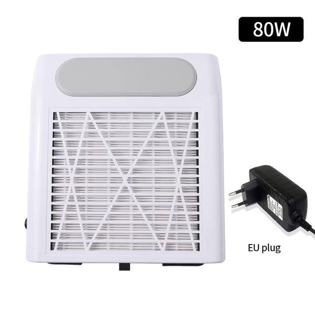 High-Power Low-Noise Japanese Nail Dust Collector with Filter