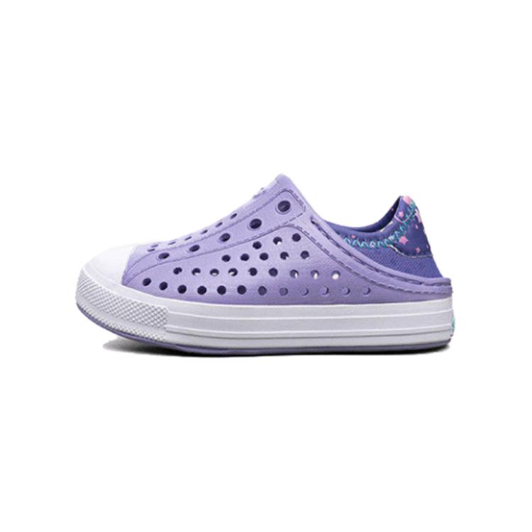 Skechers Girls Casual Versatile Shock Absorbing Durable Low-Top Walking Shoes Baby sneaker Purple 302063N-LAV 25