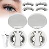 Spets Magnetiska Ögonfransar med Applikator 2 Par Magnetiska Ögonfransar Ingen Lim Behövs Återanvändbara Magnetfransar Naturligt Utseende Lätta att Bära
