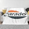 Carado Logo Blanket Soft Warm Flannel Throw Blanket Cover for Bed Living room Picnic Travel Home Couch