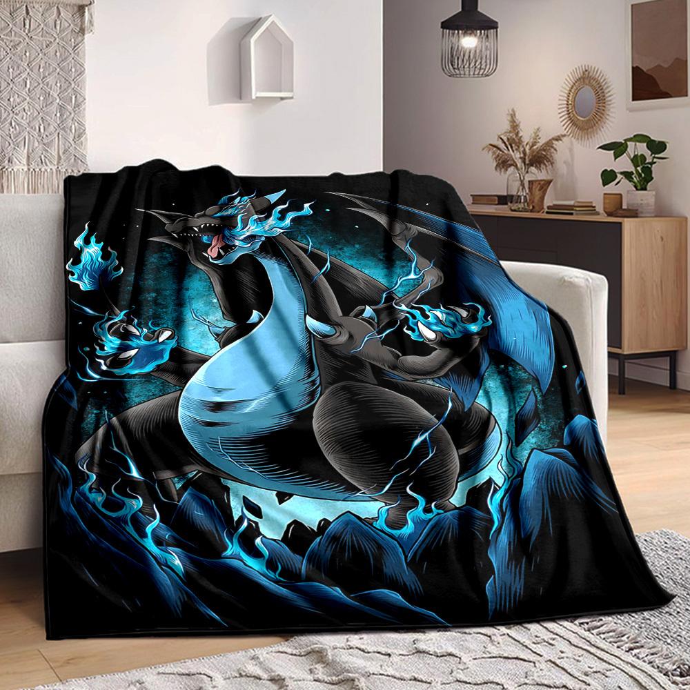 1pc Dragon, Fantasy Art Blanket Lightweight Flannel Blanket Throw Blanket For Sofa, Bed, Travel, Camping, Livingroom, Office, Couch
