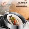 New Oval Shape 410 Stainless Steel Fish Steamer Electric And Induction Cooker Compatible For Home And Commercial Kitchens