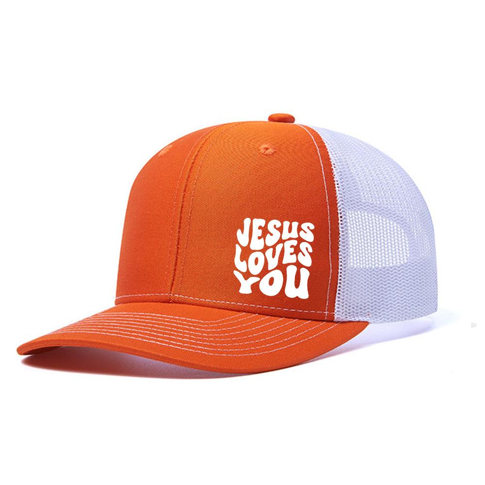Love You Fashion Hip Hop Casual Men'S And Women'S Mesh Cap Adult Adjustable Cap Sun Hat Baseball Cap