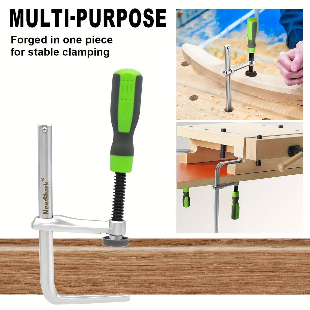 1pc Clutch Style Bar Clamps 12 In 600 lb Woodworking Clamps with Ergonomic Handle Cabinetry,Bar Clamps for Woodworking