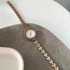 Light Luxury Metal Linked List, Simple Small Dial, High-End Women'S Quartz Watch