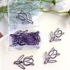 70Pcs Flower Paper Clips Cartoon  Flower Paper Clips Cute Flower Shape Paper Clips