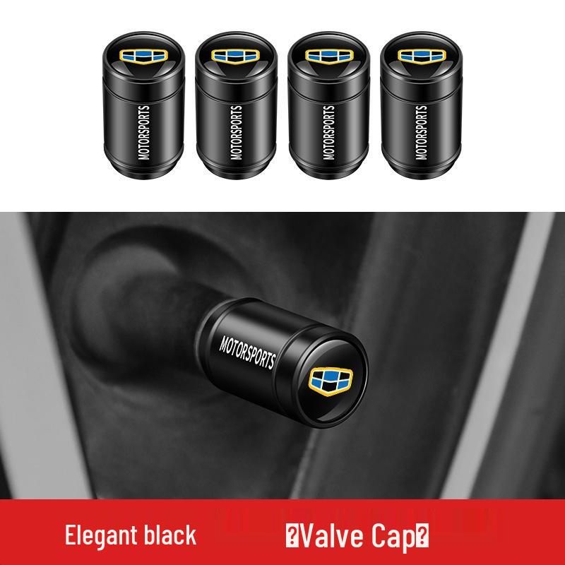 Geely Car Tire Valve Stem Caps for Emgrand, Xingyue L, Boyue Pro, Borui, and Vision Models