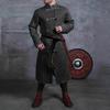 Gambeson de Guerreiro Medieval Cavaleiros Larp Casaco de Armadura Acolchoada Grossa Roupa Aketon Cosplay