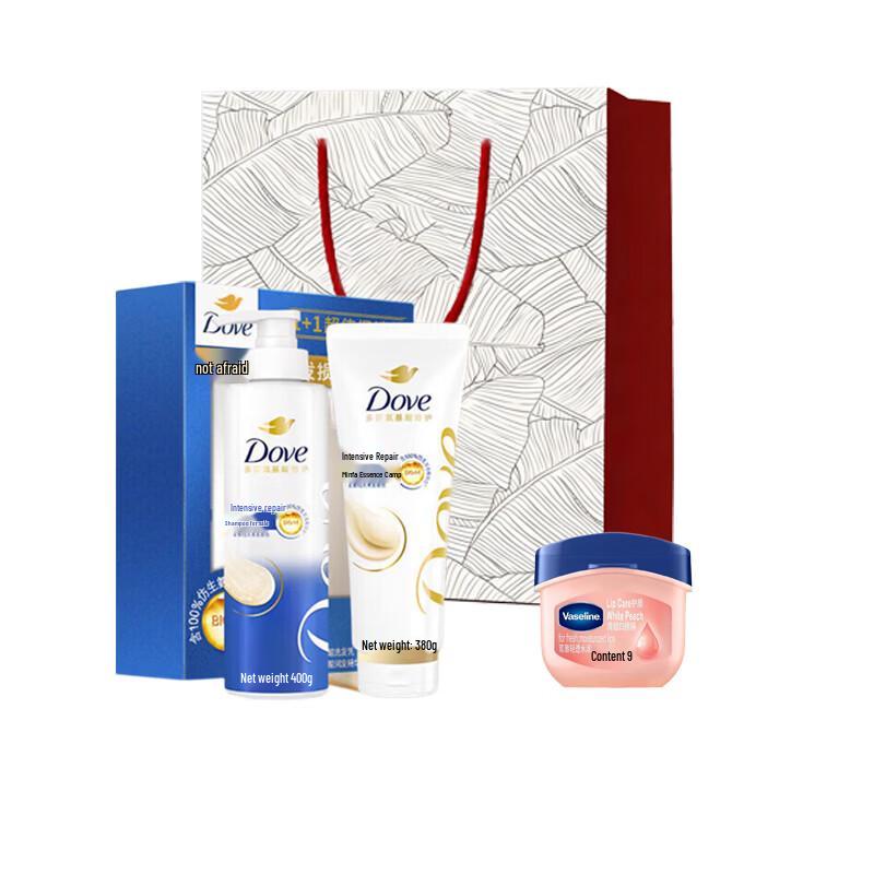 Dove Hair Care & Lip Balm Gift Set