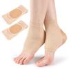 Anti-slip Gel Heel Protectors: Soft, Anti-wear Half Socks for Men & Women
