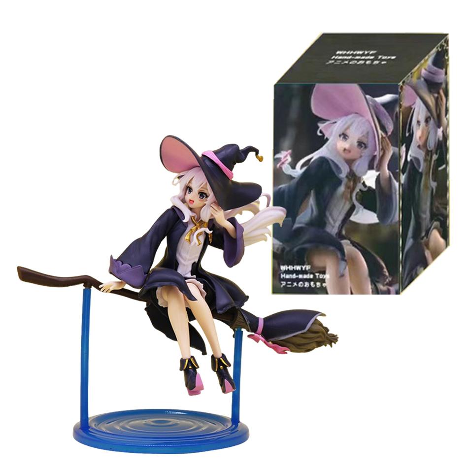 1-2 Stück Elaina Anime Figur Die Wandernde Hexe: Die Reise der Elaina~Entspannungsversion~ Actionfigur Hexe Figur Modell Spielzeug Geschenk