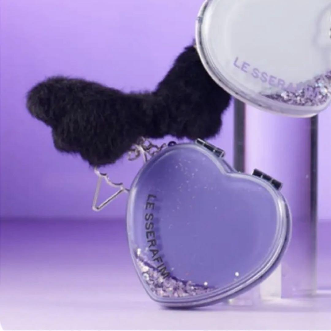 

[Б/У] LE SSERAFIM Зеркальный брелок Фиолетовый Baskin-Robbins