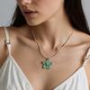 Leuchtende Eier Blumen Charm Halskette Farbwechselndes Design Künstlerischer Dopamin Schmuck Zubehör