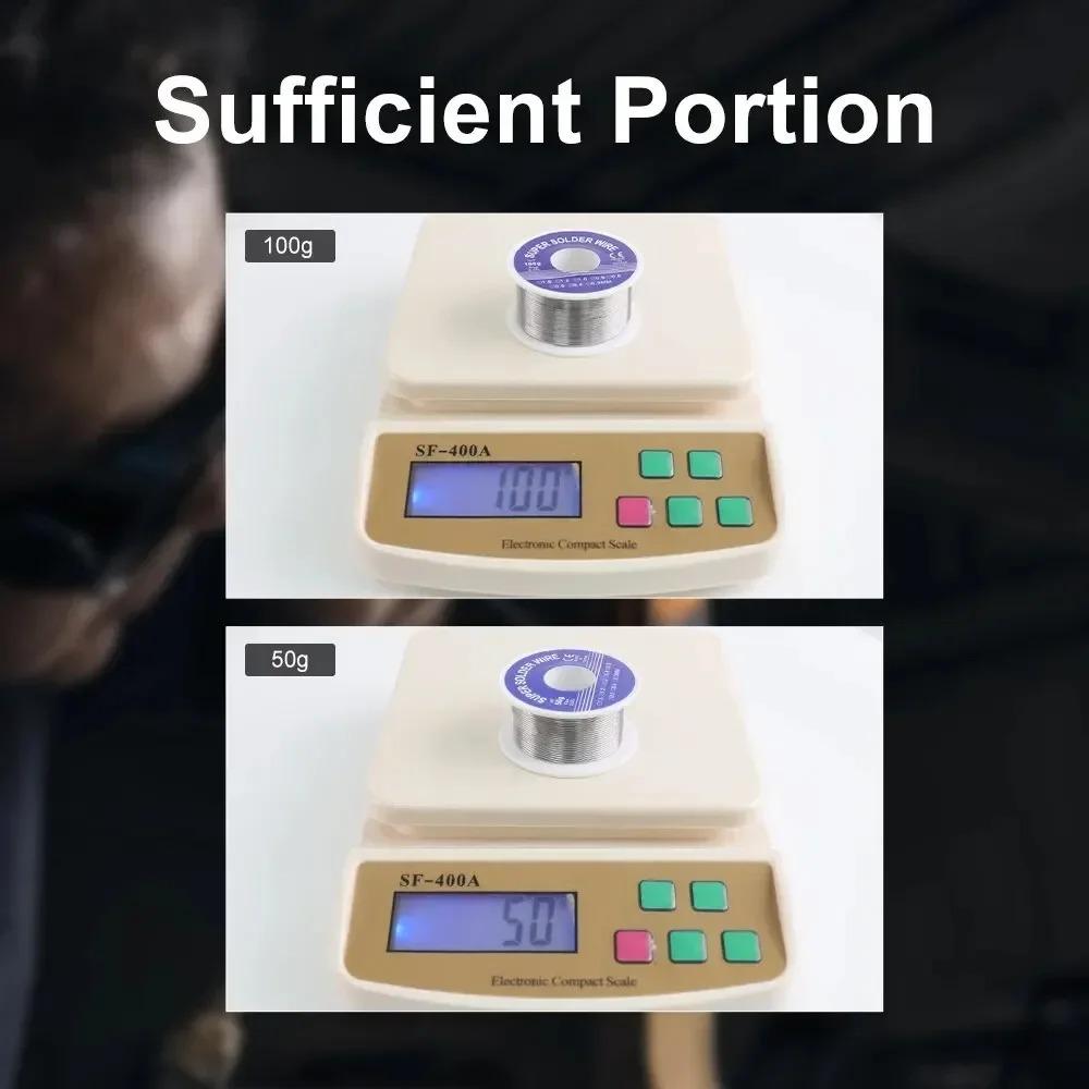 4pcs Electronic Soldering Wire Solder Wires Rosin Core Tin Multipurpose Welding Flux Iron Wire Reel Home Accessories For Repair