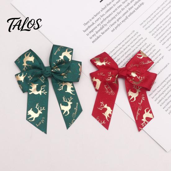 Decorative Bows for Gift Boxes Christmas Bow Hair Clips Women and Girls, Festive Accessories, Cute Accessories Holiday Photos Non Slip Barrettes