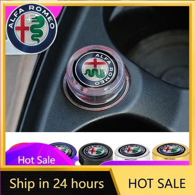 Autocollants de Voiture Pour Alfa Romeo Bouchon d'Allume-Cigare de Voiture Cache Anti-poussière pour Allume-Auto Accessoires Pour Alfa Romeo 4C 159 166 Spider