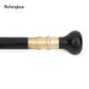 Black Wooden Traditional Single Joint Walking Stick Decorative Cospaly Party Wood Walking Cane Halloween Mace Wand Crosier 90cm