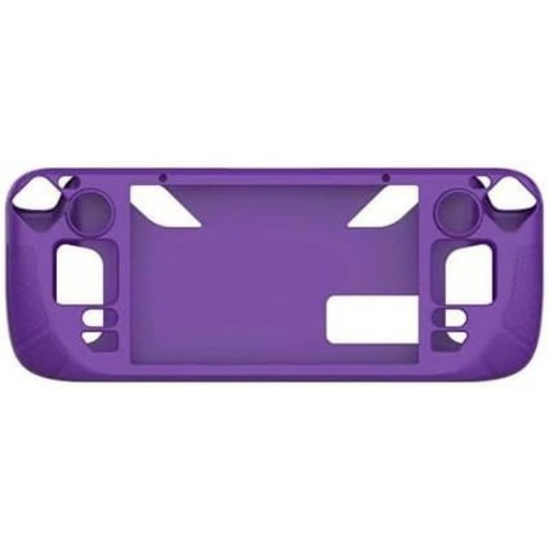 

Защитный чехол для Steam Deck, силиконовый чехол с подставкой для аксессуаров игровой консоли, амортизация и устойчивая к царапинам конструкция 30*12*4cm фиолетовый